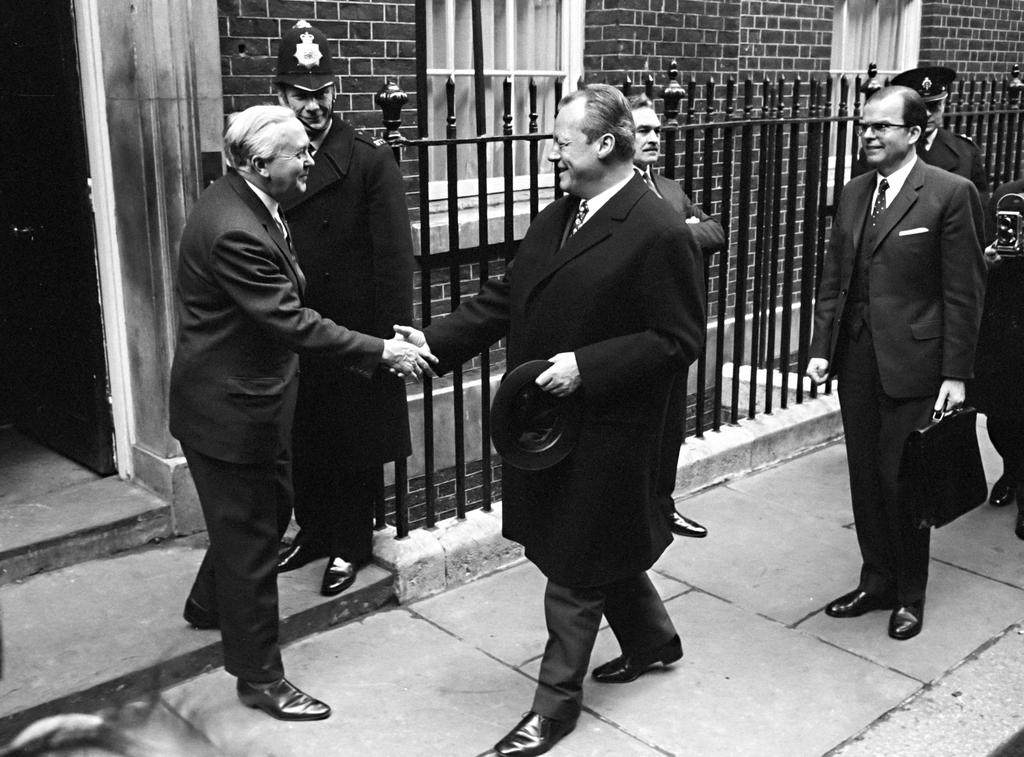 Rencontre entre Willy Brandt et Harold Wilson (Londres, 2 mars 1970)
