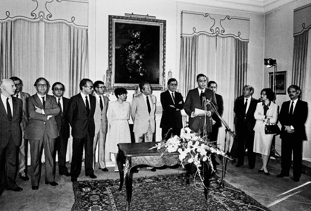 Inauguration of António Marta as President of the Portuguese Committee on European Integration (Lisbon 12 July 1983)