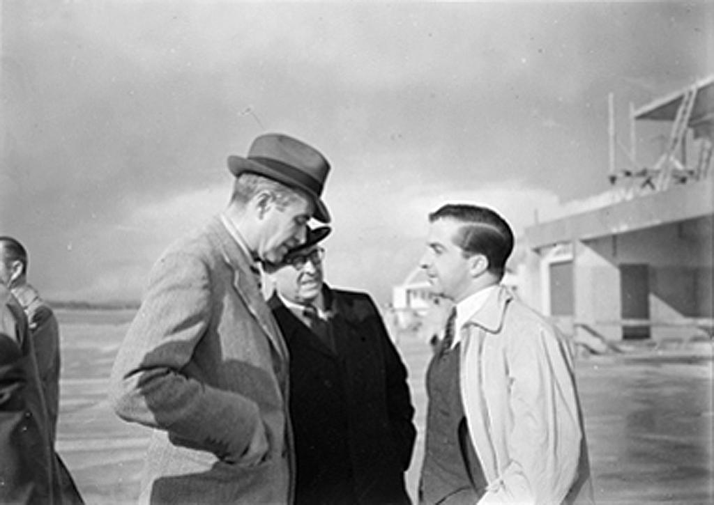 Francisco Mata et William Averell Harriman (Lisbonne, 24 novembre 1949)