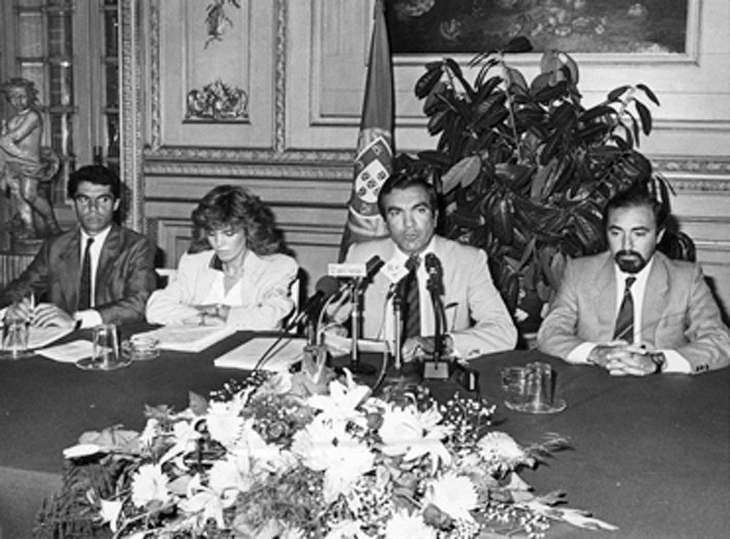 Conférence de presse sur le programme VALOREN (Lisbonne, 18 septembre 1987)