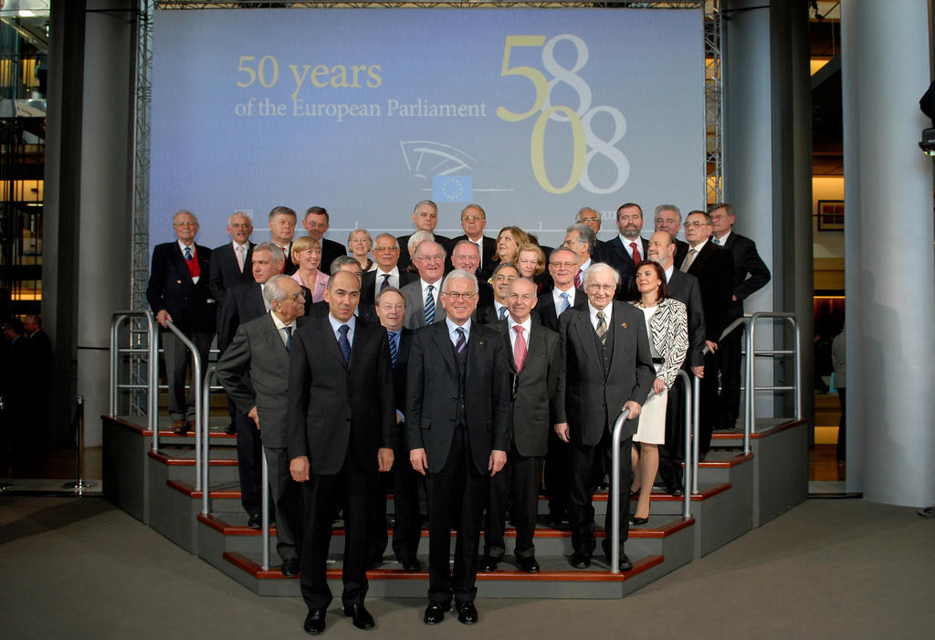 Les cinquante ans du Parlement européen (Strasbourg, 12 mars 2008)