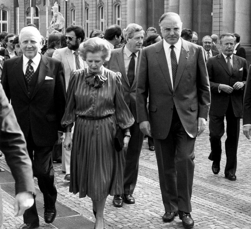 Pierre Werner, Margaret Thatcher and Helmut Kohl (Stuttgart, 17–19 June 1983)