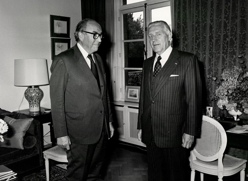 Pierre Werner und Roy Jenkins (10. Oktober 1979)