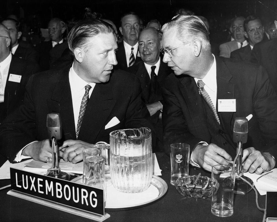 Pierre Werner at the Annual Meeting of the IMF Governors (Washington, 1962)