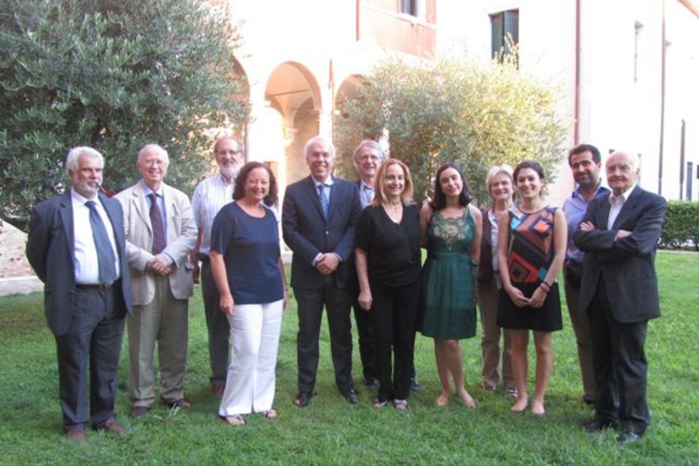 Organisateurs et participants de l’École d’été de l’Association universitaire italienne d’Études européens (AUSE) 2012 