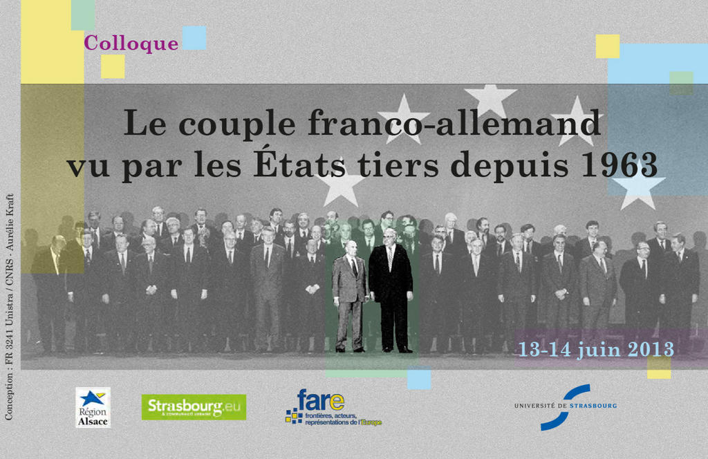 Programme du colloque «Le couple franco-allemand vu par les États tiers depuis 1963»