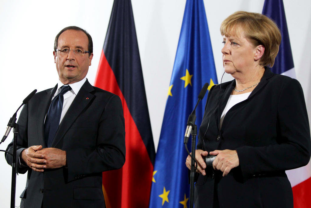 Eröffnung des Deutsch-Französischen Jahres durch Angela Merkel und François Hollande in Ludwigsburg (22. September 2012)