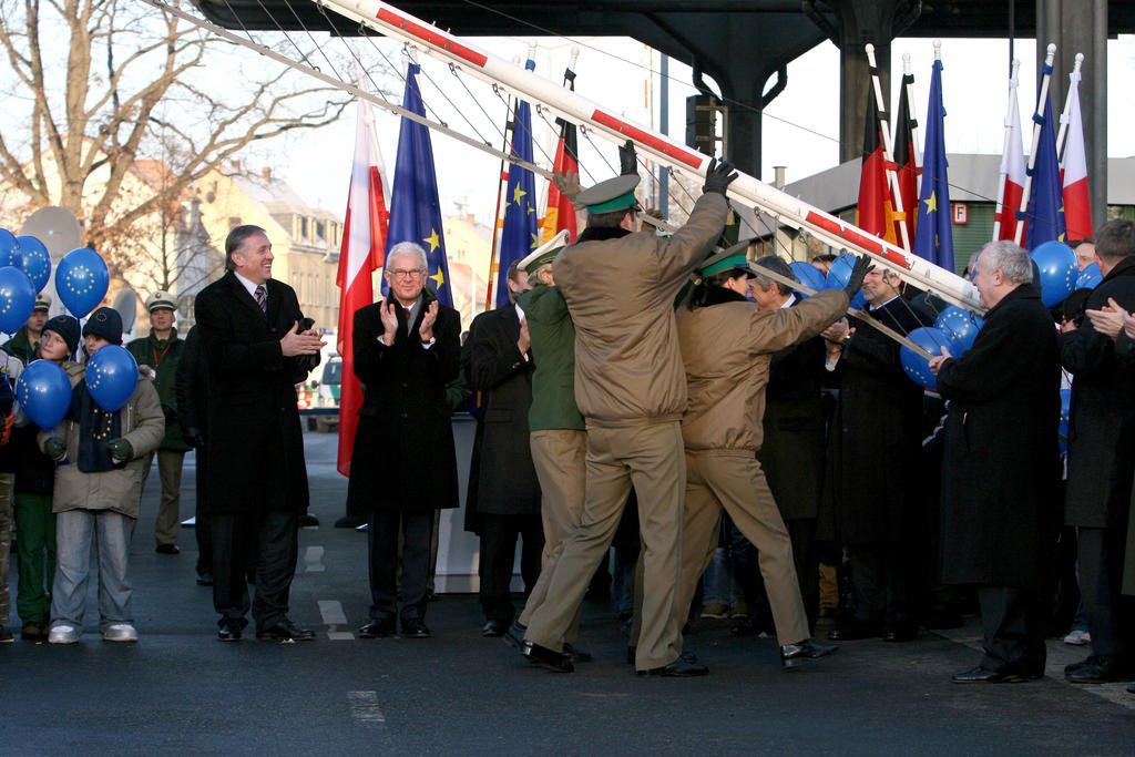 Célébrations à l'occasion de l'élargissement de l'espace Schengen (Zittau, 20 décembre 2007)