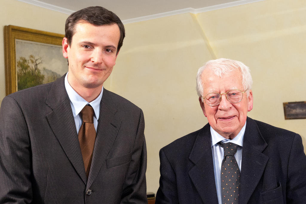 Édouard Molitor avec François Klein (Luxembourg, 10 février 2009)